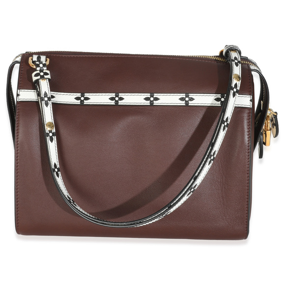 Louis Vuitton Burgundy Calfskin Speedy Amazon MM - Picture 2 of 8